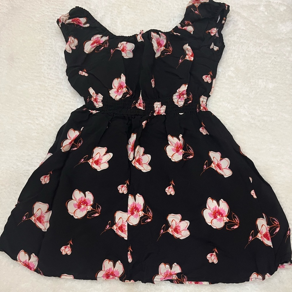 FOREVER 21 OFF THE SHOULDER FLORAL PRINT DRESS